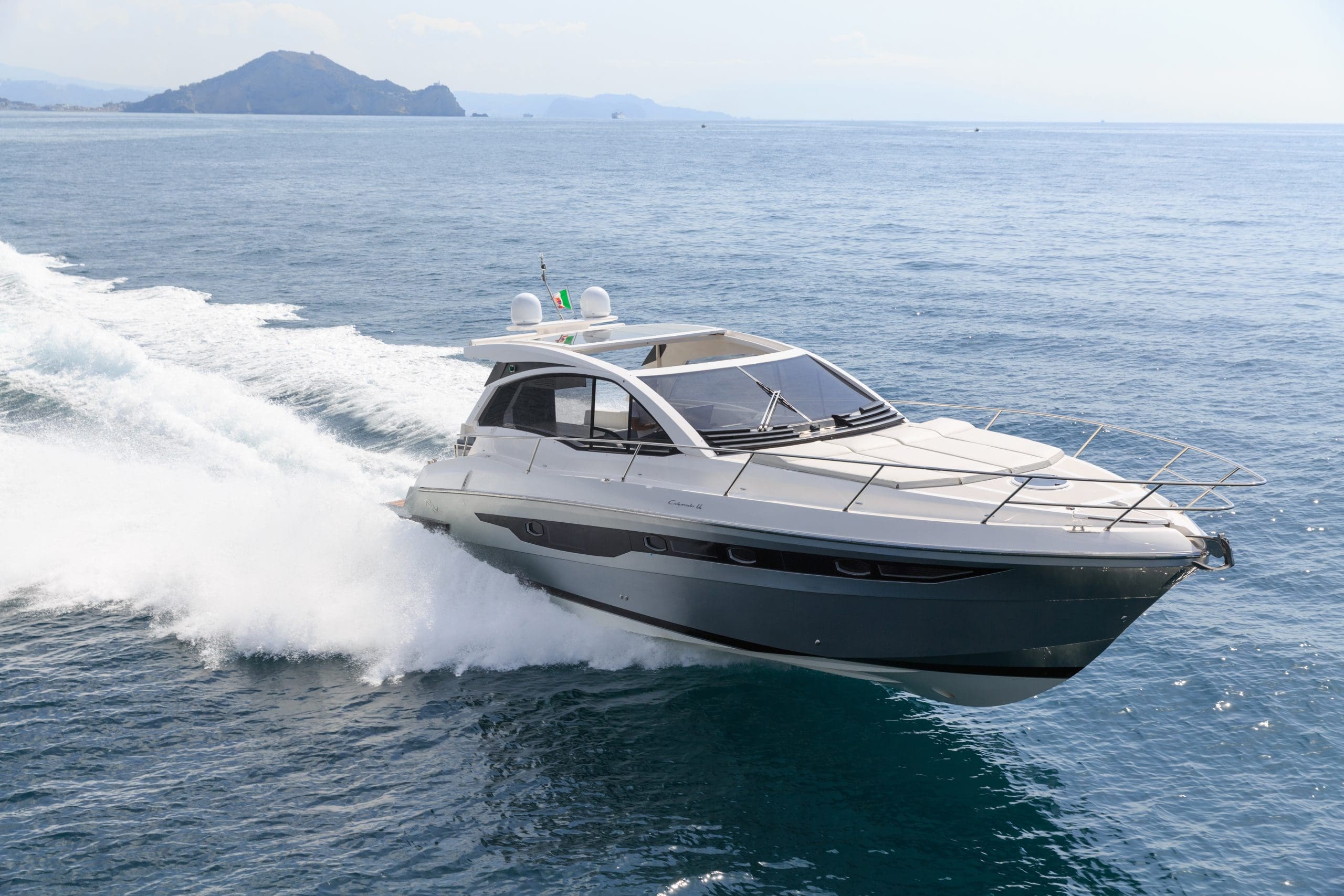 Boat on ocean.