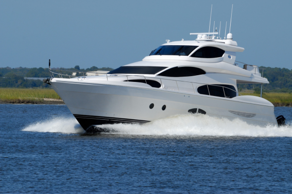 Big boat on water.